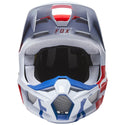 FOX 头盔 V1 Skew Helmet ECE [白/红/蓝]
