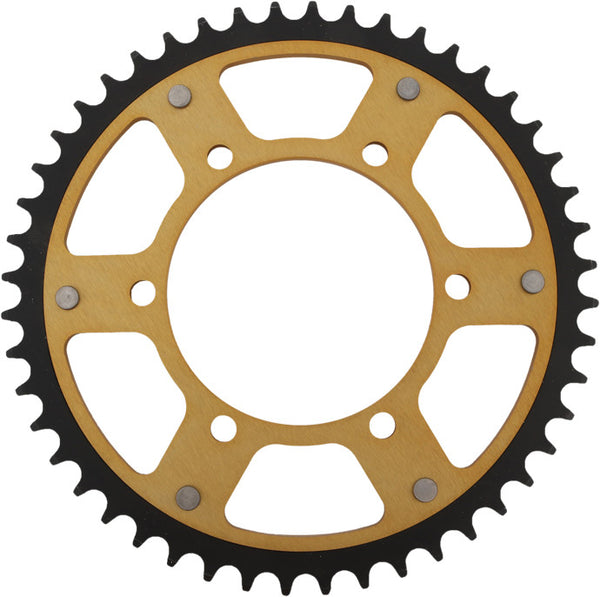 SUPERSPROX 链轮 REAR STEALTH SPROCKET ALU/STL 48T-520 GLD HON/KAW/YAM