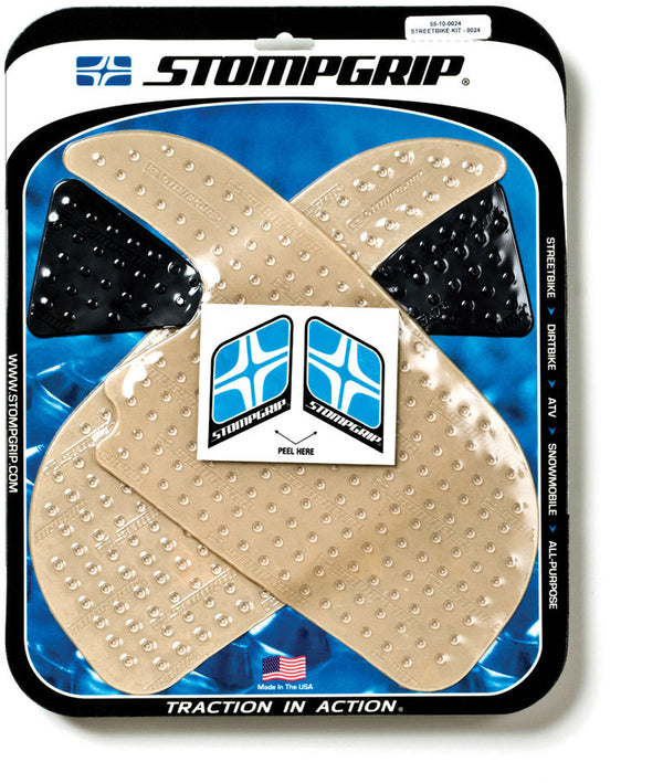 Stompgrip Honda Tank Pad Kit Volcano Clear