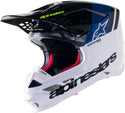 ALPINESTARS M8 头盔 Radium 2 Motocross Helmet Blue/White