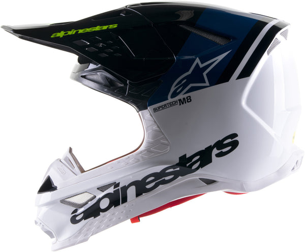 ALPINESTARS M8 头盔 Radium 2 Motocross Helmet Blue/White