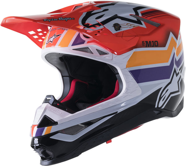 ALPINESTARS M10 头盔 Lee Design Motocross Helmet Red