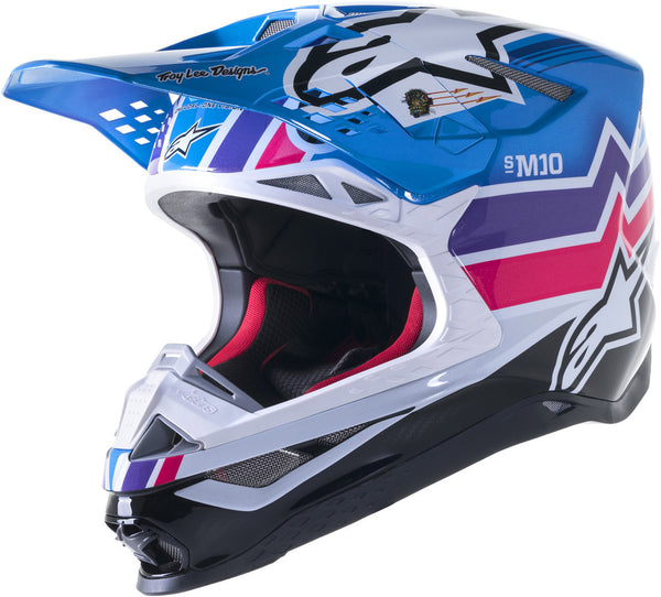 ALPINESTARS M10 头盔 Lee Design Motocross Helmet Blue