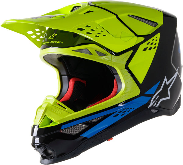 ALPINESTARS M8 头盔 Factory Motocross Helmet Black/Yellow
