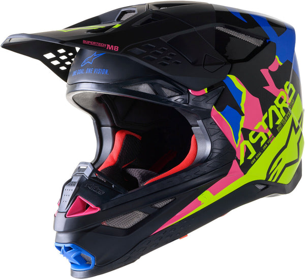 ALPINESTARS M8 头盔 Echo Motocross Helmet Black/Blue
