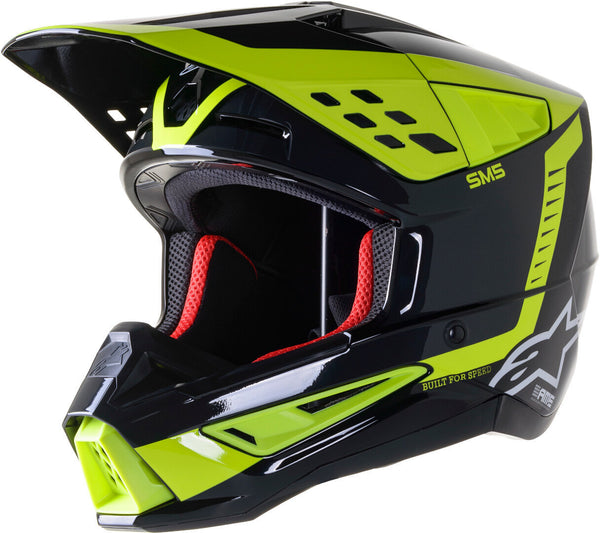 ALPINESTARS 头盔 SM5 Beam Motocross Helmet Black/Yellow