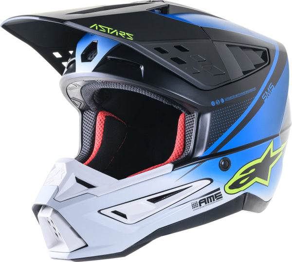 ALPINESTARS 头盔 S-M5 Rayon Motocross Helmet Blue Matt