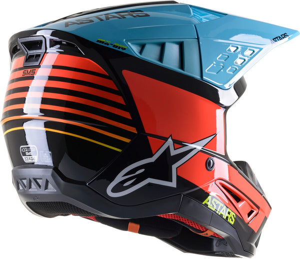 ALPINESTARS 头盔 SM5 Speed Motocross Helmet Black/Yellow