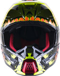 ALPINESTARS 头盔 S-M5 Solar Flare Motocross Helmet Black/Red/Yellow