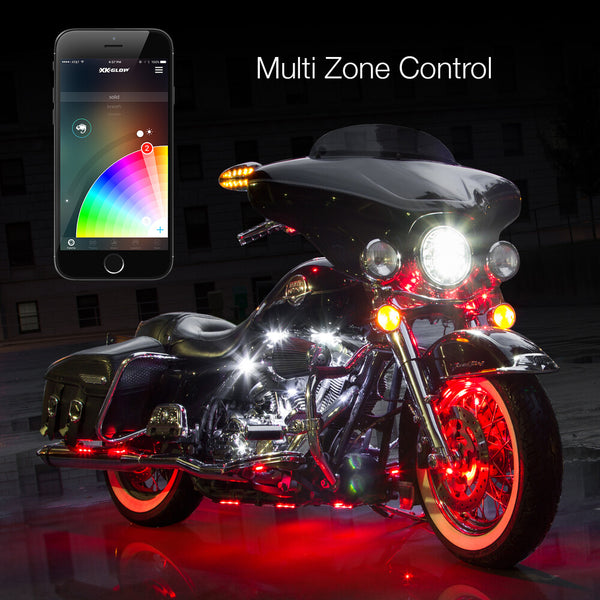 XK GLOW 照明 Chrome LED Accent Light Kit