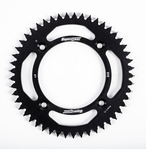 SUPERSPROX 链轮 REAR SPROCKET ALUMINUM 49T-428 BLK KTM