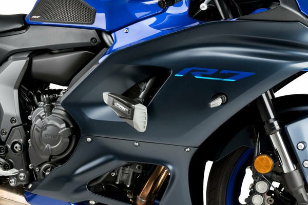 Puig 防摔胶 Yamaha Frame Sliders Pro Black YAM