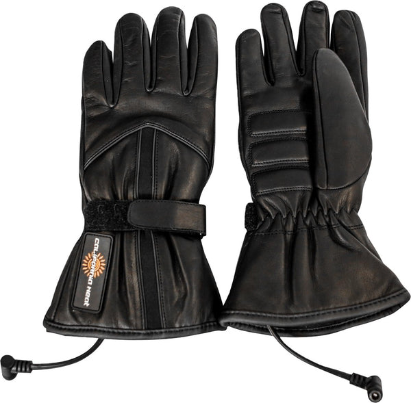California heat 保暖打底 12V Heated Leather Gloves Black