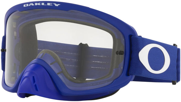 Oakley O Frame 2.0 Pro Clear Motocross Goggles Blue/White