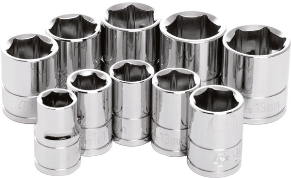 PERFORMANCE TOOL 工具 3/8" Metric Socket Set