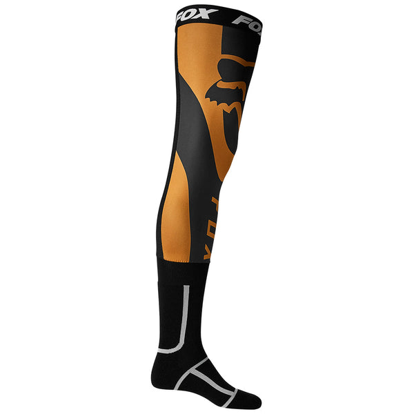 FOX 骑行袜 Mirer Knee Brace Socks [黑/金]