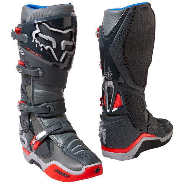 FOX 本能骑行靴 INSTINCT BOOTS [灰/红]