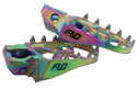Flo Motorsports 脚踏 KTM/Husqvarna/Gas Gas Titanium Foot Pegs JET Fuel GAS/HUS/KTM