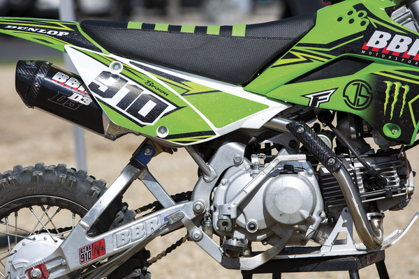 BBR 坐垫 TALL SEAT ASSEMBLY KLX110 BLK/GRN