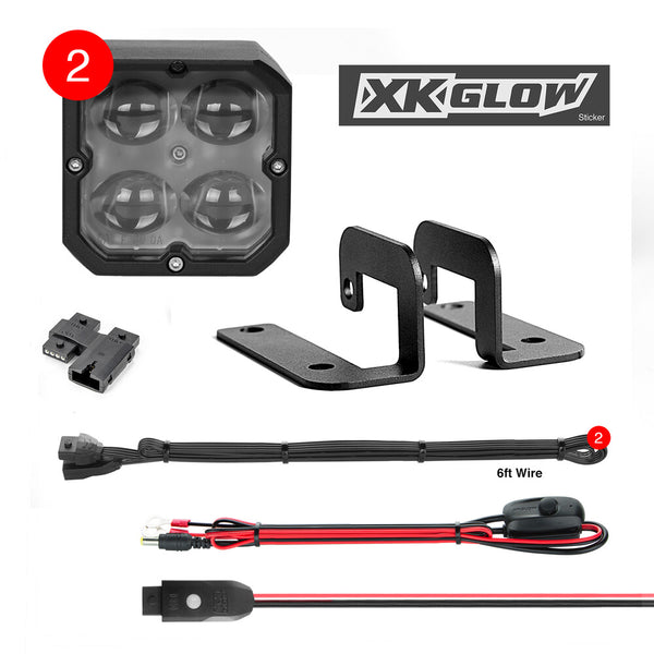 XK GLOW 照明 20W RGB POD Lights