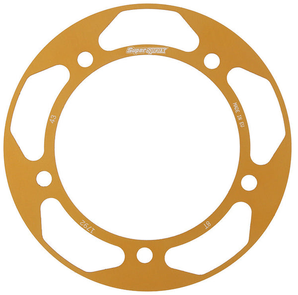 SUPERSPROX 链轮 REAR EDGE SPRKT COLOR DISK ALU 43T-525 GLD HAY/SUZ/TRI