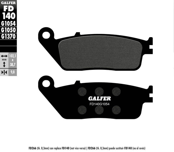 GALFER 刹车片 SEMI METALLIC FD140G1054