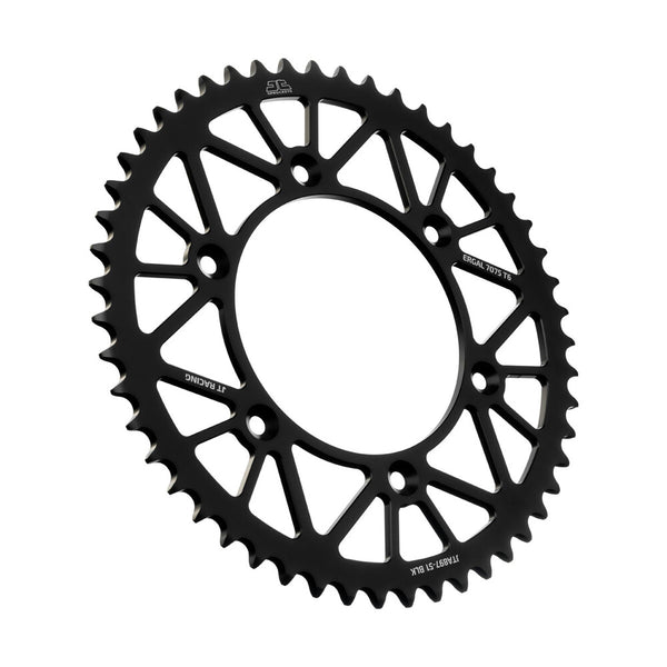 JT 链轮 REAR RACELITE SPROCKET ALUM 51T-520 黑 HUS/HUSQ/KTM