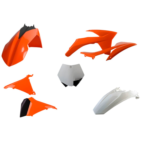 Polisport 车身塑料套件 KTM Complete Kit KTM SX (11) Orange/White OEM Color