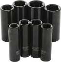PERFORMANCE TOOL 工具 3/8" Metric Impact Socket Set