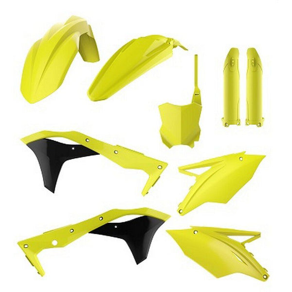 POLISPORT 车身塑料套件 KAW 荧光黄
