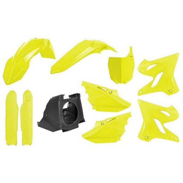 POLISPORT 车身塑料套件 FLO YEL 前叉保护 FIT `08-14