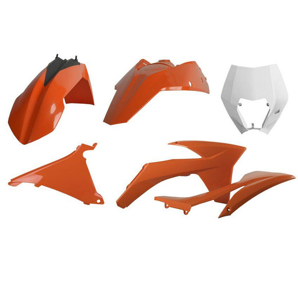 POLISPORT 车身塑料套件 WITH MASK OEM COLOR KTM