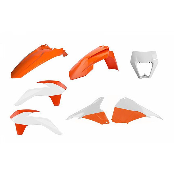 POLISPORT 车身塑料套件 WITH MASK OEM COLOR KTM