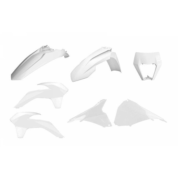 POLISPORT 车身塑料套件 WITH MASK 白 KTM