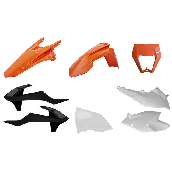 POLISPORT 车身塑料套件 WITH MASK OEM COLOR KTM