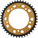 SUPERSPROX 链轮 REAR STEALTH SPROCKET ALU/STL 42T-525 GLD SUZ/TRI