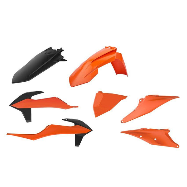 POLISPORT 车身塑料套件 WITH MASK OEM COLOR KTM