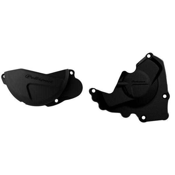 POLISPORT 点火离合边盖 黑 HON