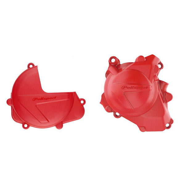 POLISPORT 点火离合边盖 红 HON