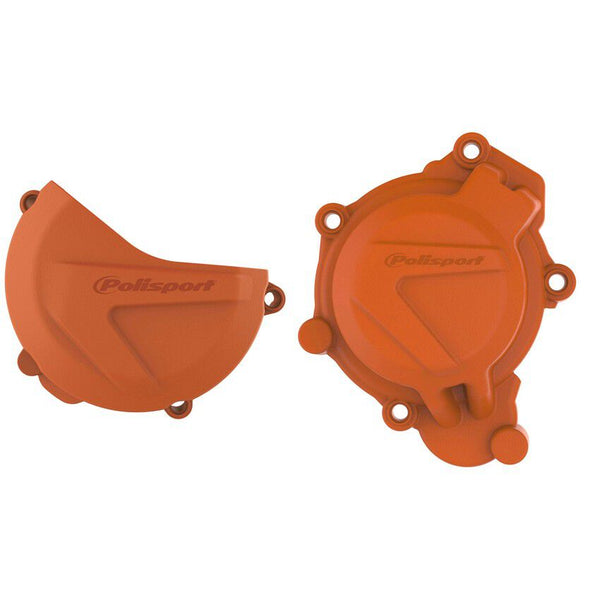 POLISPORT 点火离合边盖 橙 KTM/HUS