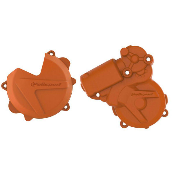 POLISPORT 点火离合边盖 橙 KTM/HUS