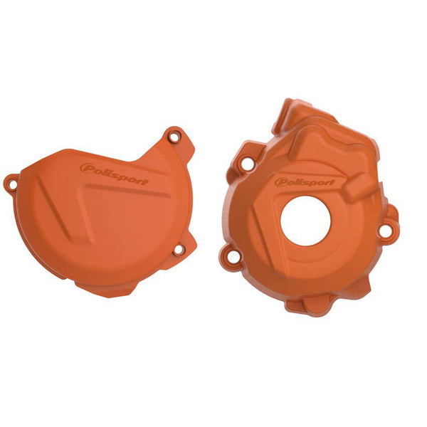 POLISPORT 点火离合边盖 橙 KTM/HUS