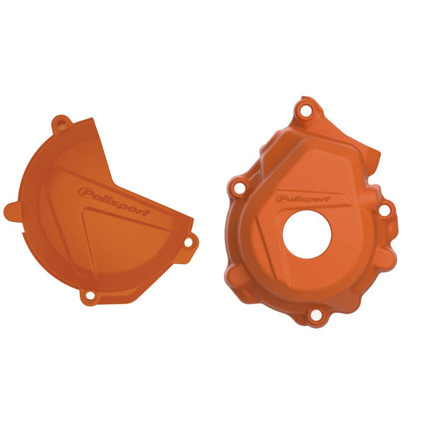 POLISPORT 点火离合边盖 橙 KTM/HUS