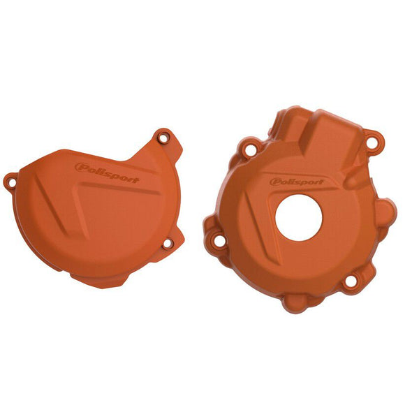 POLISPORT 点火离合边盖 橙 KTM/HUS