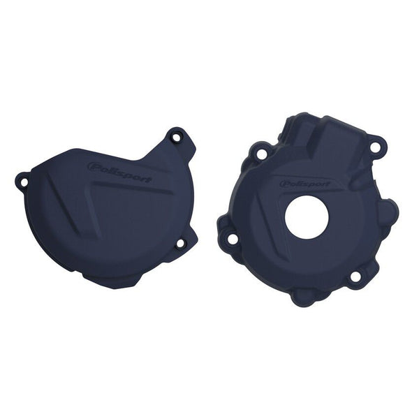 POLISPORT 点火离合边盖 蓝 KTM/HUS