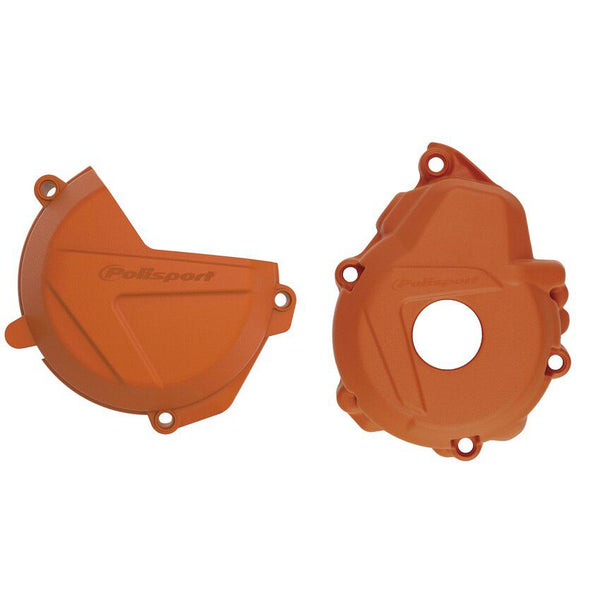 POLISPORT 点火离合边盖 橙 KTM/HUS