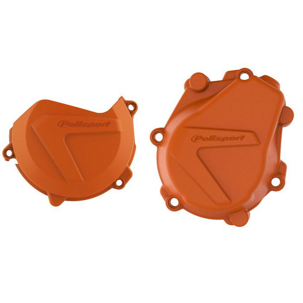 POLISPORT 点火离合边盖 橙 KTM/HUS