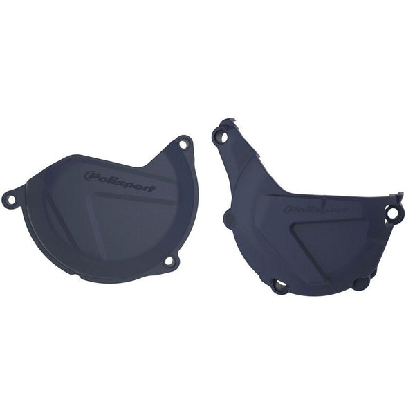 POLISPORT 点火离合边盖 蓝 KTM/HUS