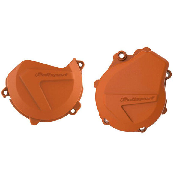 POLISPORT 点火离合边盖 橙 KTM/HUS
