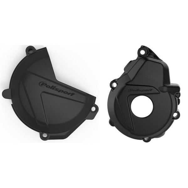 POLISPORT 点火离合边盖 黑 HUS